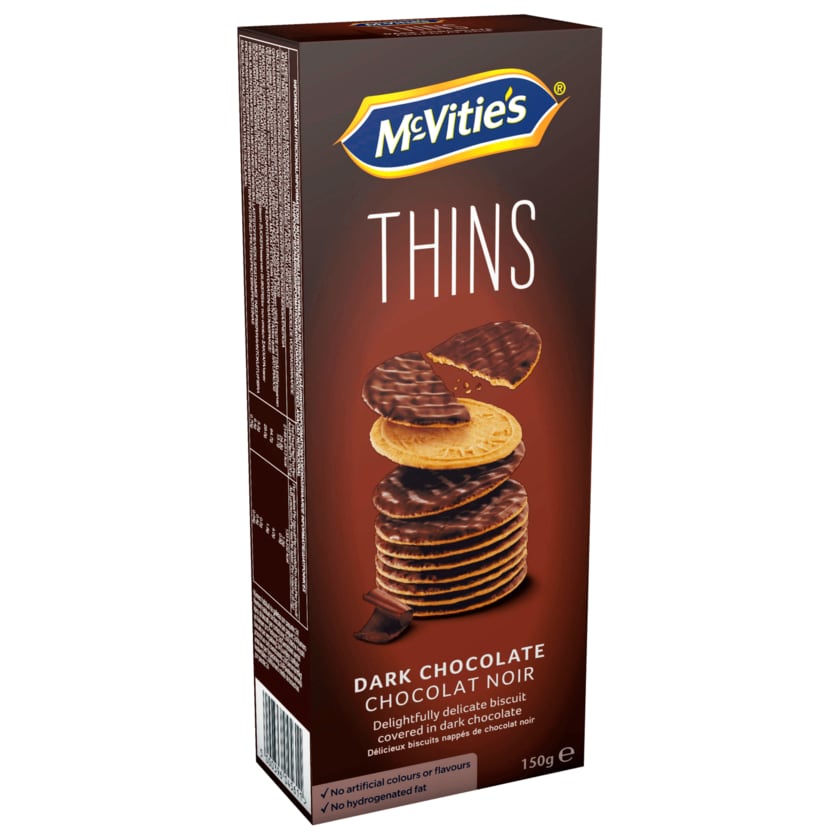 McVitie's Thins Dark Chocolate 150g